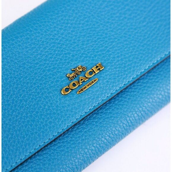 NWT Coach Trifold Soft Leather Slim Wallet - Picture 8 of 8